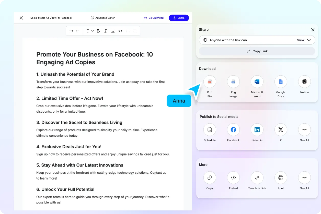 Free AI Social Media Ad Copy Generator, Free Social Media Ad Copy Maker Online